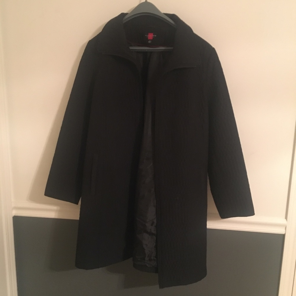 Thick women's black winter jacket 1X